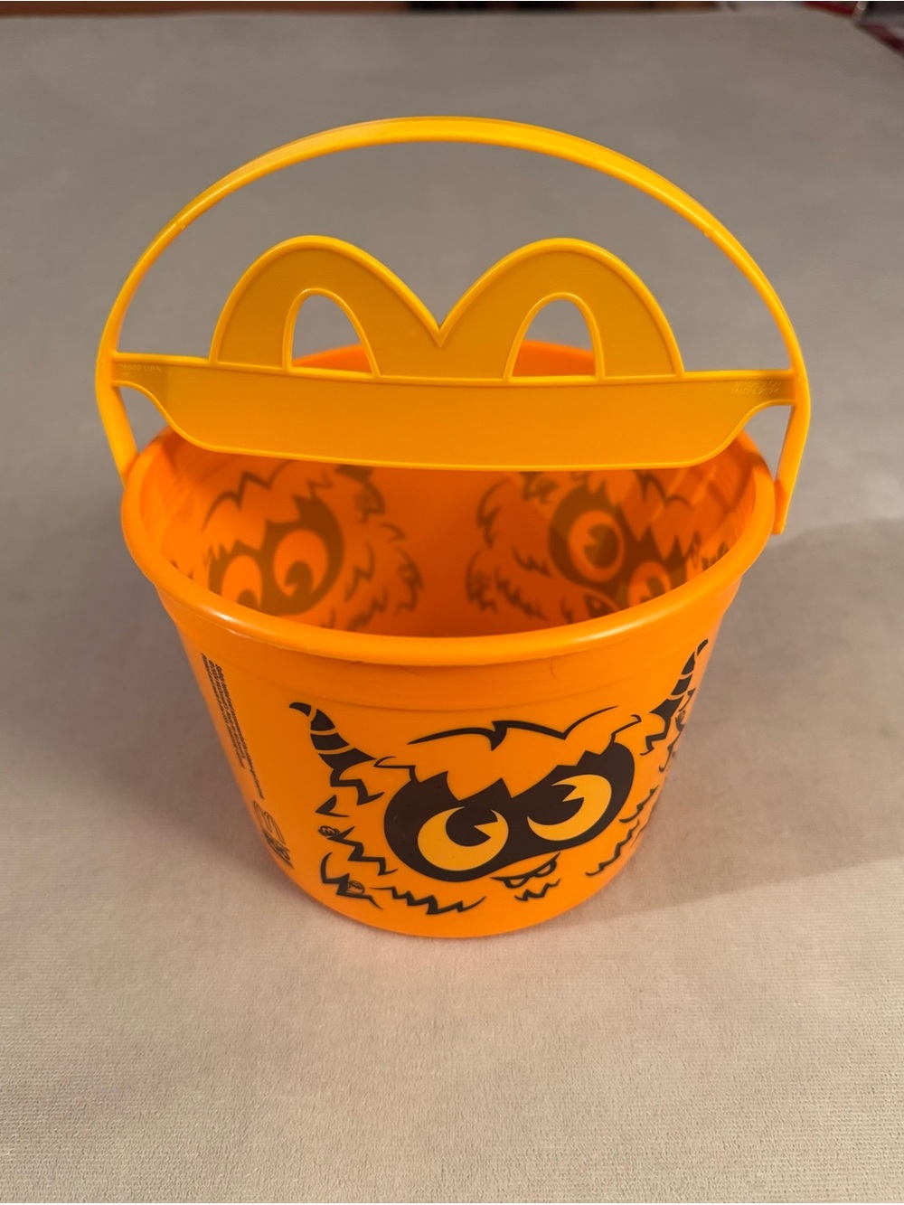 McDonald's 2024 Orange Halloween Trick-or-Treat Boo Bucket - like new